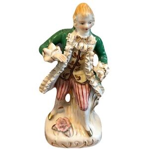 Vintage Dresden Lace Figurine